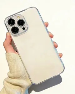 Transparent Stand Tech-Savvy Colorful Perforated Solid Color Minimalist Anti-Drop Thick Phone Protective Case, Compatible With IPhone A13 4G, A22, A21S, A51 4G, A52, S22 Ultra, A33 5G, Redmi 10, Redmi Note 11 4G, Redmi 11 Lite, A53, TPU A14/A23/S23 Ultra,