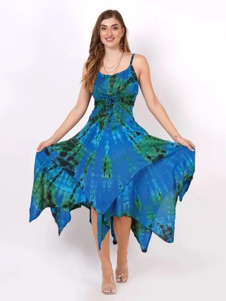 High Low Hem Summer Swing Dress
