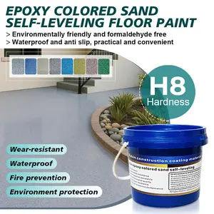 Epoxy Color Sand that Can be Operated by One Person Epoxy Sand Paint Mirror-Like High Gloss Shine Suitable for Small-Scale Repairs