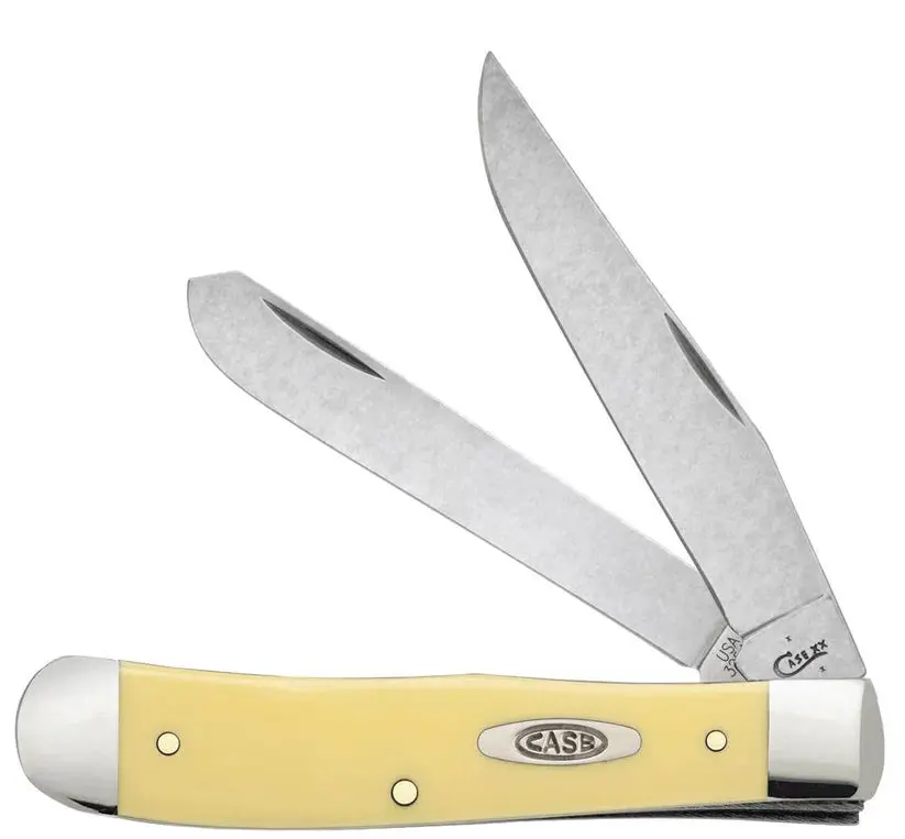 Case Yellow Synthetic Trapper with Clip