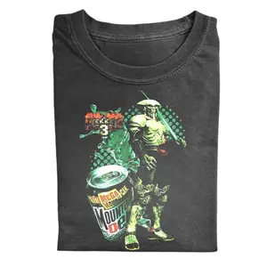 The Tekken 3 Yoshimitsu Shirt, Mountaindew Collaboration Tee, Gamer Tee, Vintage Video Game Shirt, Retro Gamer Apparel, Menswear, Womenswear