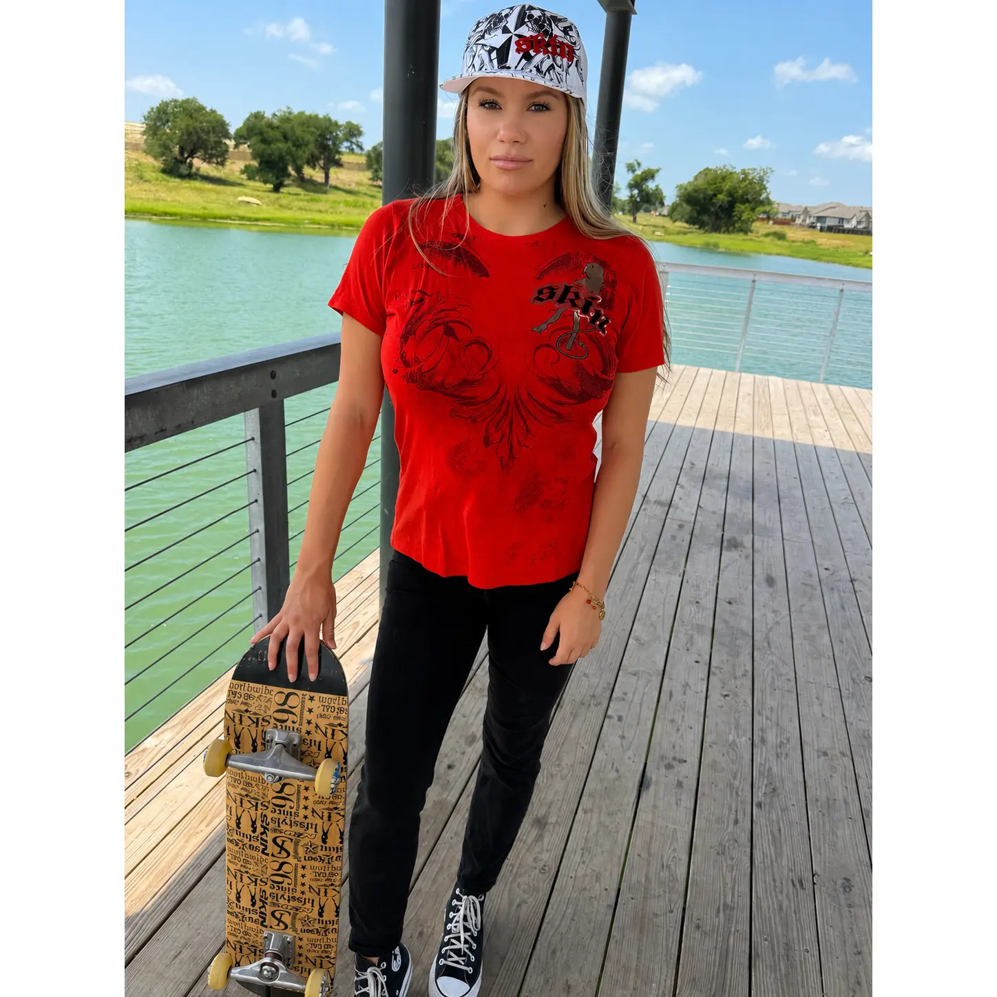 WINGED | Red (Fitted Tee)