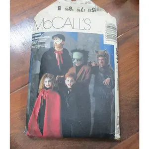 McCall's 3941 Costume Adult Medium Dracula-Phantom of the Opera-Frankenstein