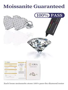 Moissanite Diamond earrings