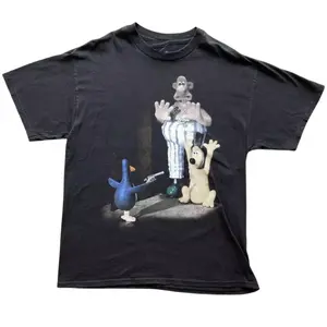 Collection 90s W@llace and Gromit Shirt, Vintage graphic TShirt, gift for fan