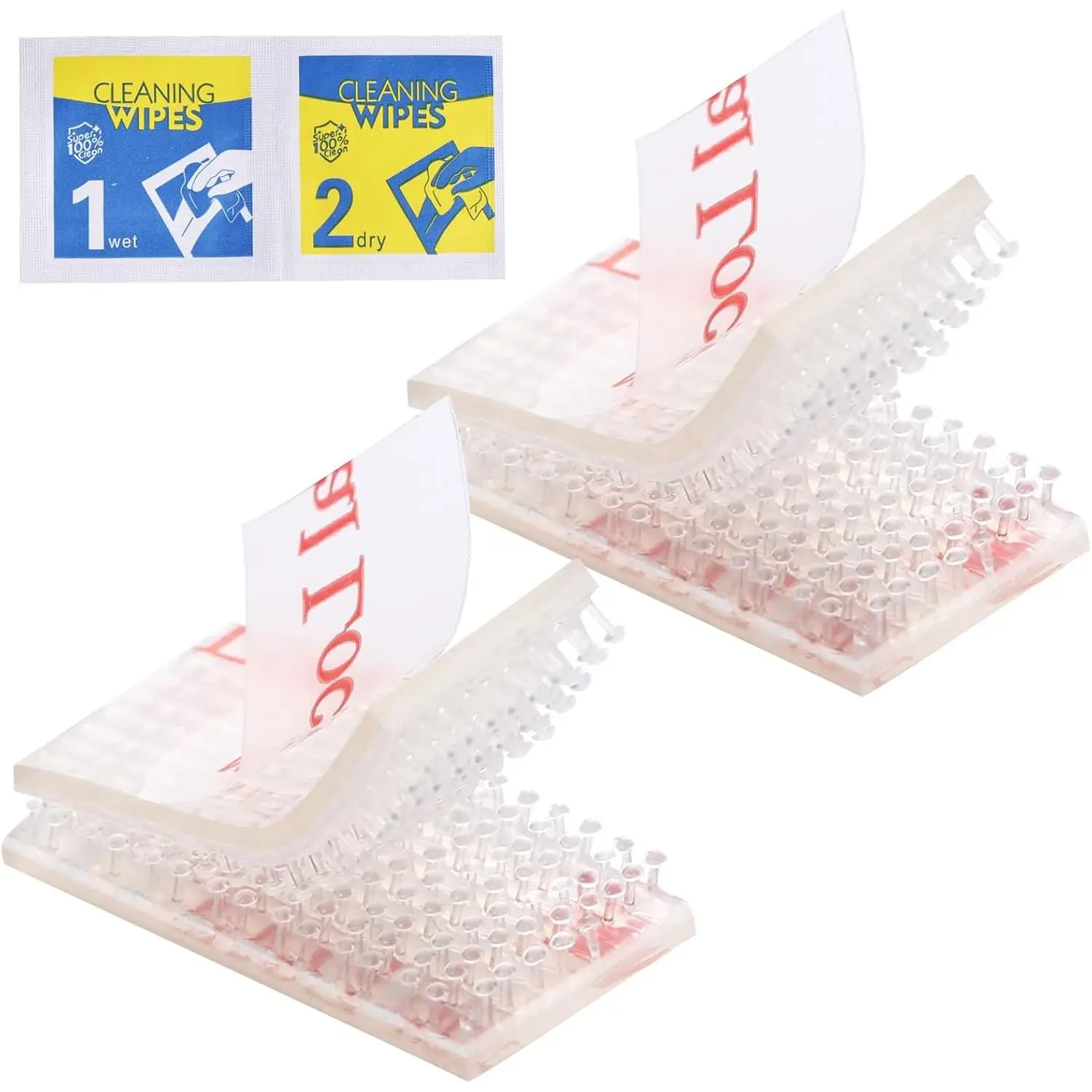 EZ Pass Mounting Strips with Adhesive for EZ Pass/iPass Illinois/Sunpass  Windshield Toll Transponder Holders | Sticky Replacement Double Sided Tape Sticker,4 Pieces|2 Sets