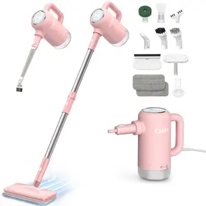 Czlife Z7 Steam Mop for Floor Cleaning, 13-in-1 Powerful Handheld Steam Cleaner Machine for Home Tile Grout, Hardwood Laminate, Furniture Couch, Clothes, Carpet, Stone, Hard Floor, Multi-Purpose Floor Steamer, Electric Mop, Corded