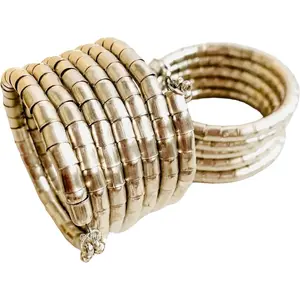 Trendy Gold Silver Bangle Bracelets Girls, Women, Little Girls Multi Layer Stackable Star Statement Bracelets Boho Jewelry Women/spiral