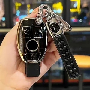 for Mercedes Benz keys.Advanced soft TPU key Cover is compatible with CLS CLK AMG CLK GLC GLE GLS ML SL SLK A C E R S G Smart Remote Key
