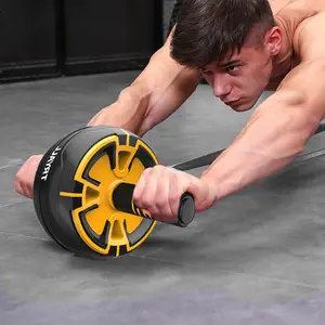 Abdominal Wheel for Men & Women - Home Fitness Equipment for Beginners - Target Abs & Obliques - Simple & Efficient Core Workout - Reduce Stomach Fat - User-Friendly Design