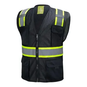Black safety vest Black safety vest