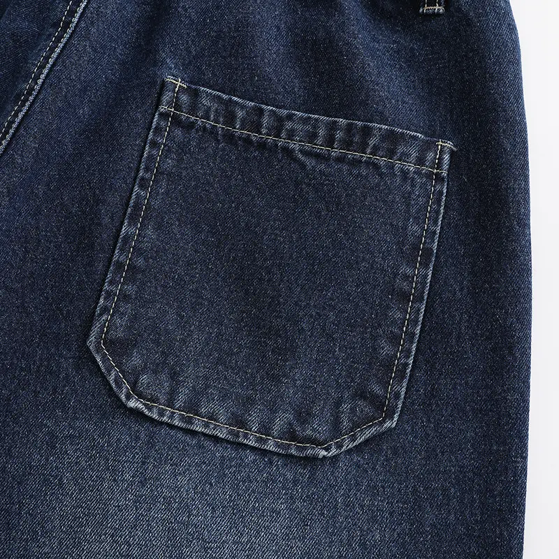 Menswear 3-Pack Men’s Washed Wide-Leg Jeans, Elastic Back Waist, Casual Stylish Loose Straight-Cut Retro Denim Trousers,Trouser Menswear 3-Pack Men’s Washed Wide-Leg Jeans, Elastic Back Waist, Casual Stylish Loose Straight-Cut Retro Denim Trousers,Trouser