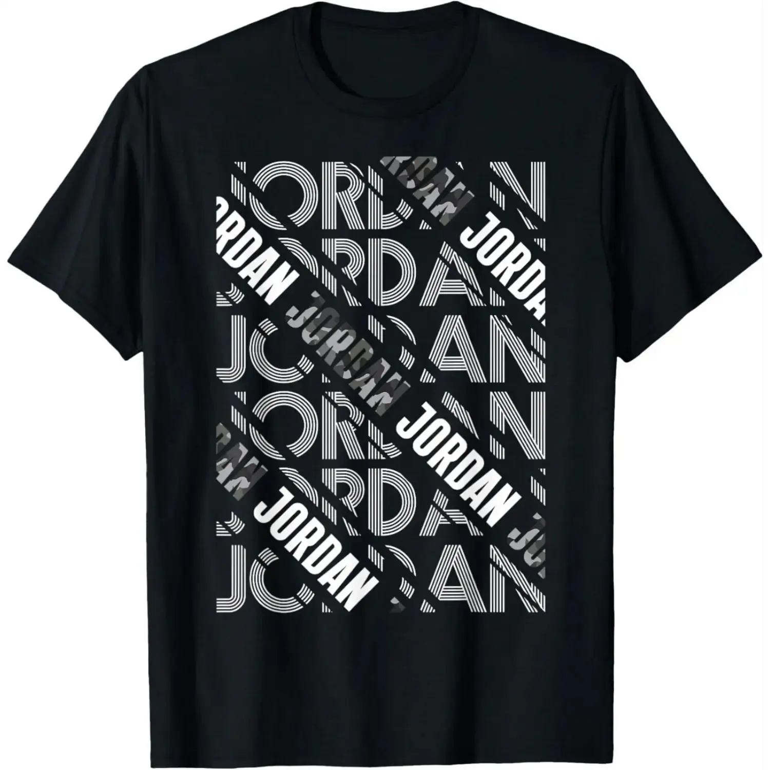 Distinctive Jordan Graphic Design Black T Shirt