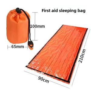 PE first aid blanket thermal insulation blanket first aid sleeping bag portable sleeping bag outdoor camping emergency tent