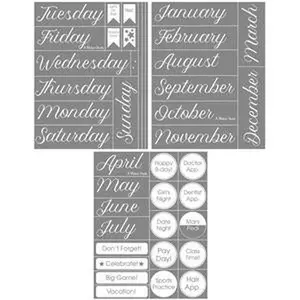 Calendar Mesh Stencil