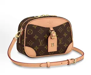 Pre-owned Louis Vuitton canvas Shoulder Bags LV Deauville camera bag