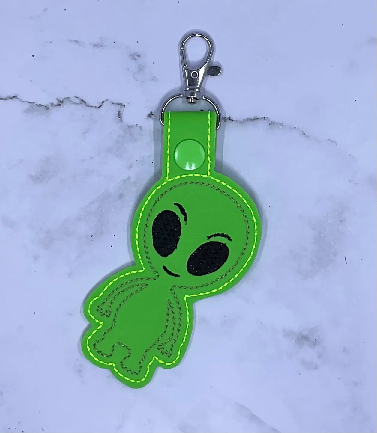 Alien Embroidery Keychain Alien Embroidery Keychain