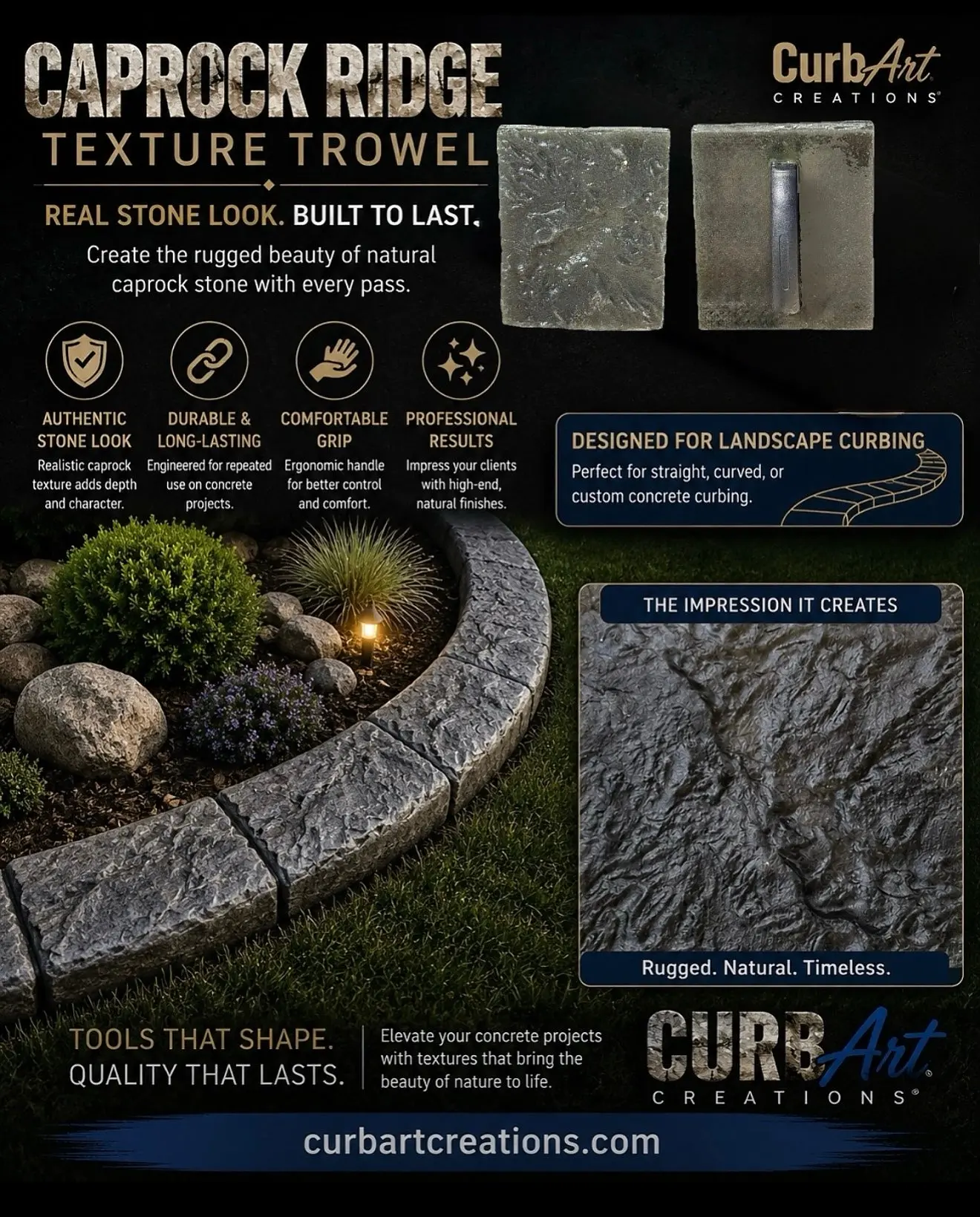 Caprock Ridge texture trowel