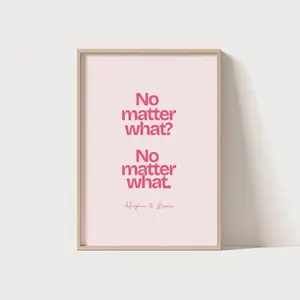 Releasing 10 By Chloe Walsh Inspired Print - Lizzie & Hughie (Boys Of Tommen Series) Book, Romance (TWO COLOURS INCLUDED), Soft