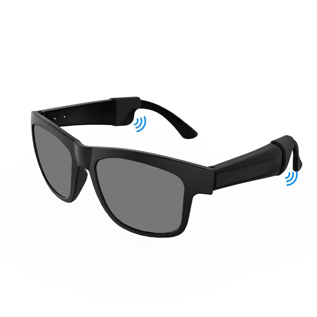 Smart Glasses Bluetooth Audio Sunglasses with Built-in Mic & Speakers Wireless Headphone for Music & Calling Unisex Athletic Outdoor UV Protection Wearable