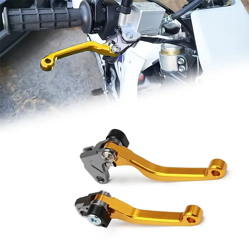 Dirt Bike Brake Clutch Lever Foldable Levers CNC Aluminum bike for RM85 2005-2023 RM125 RM250 2004-2008 YZ80 YZ85 2001-2014
