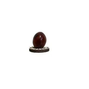 Red jasper Crystal Egg - Natural Healing Crystal for Meditation and Energy Work with stand