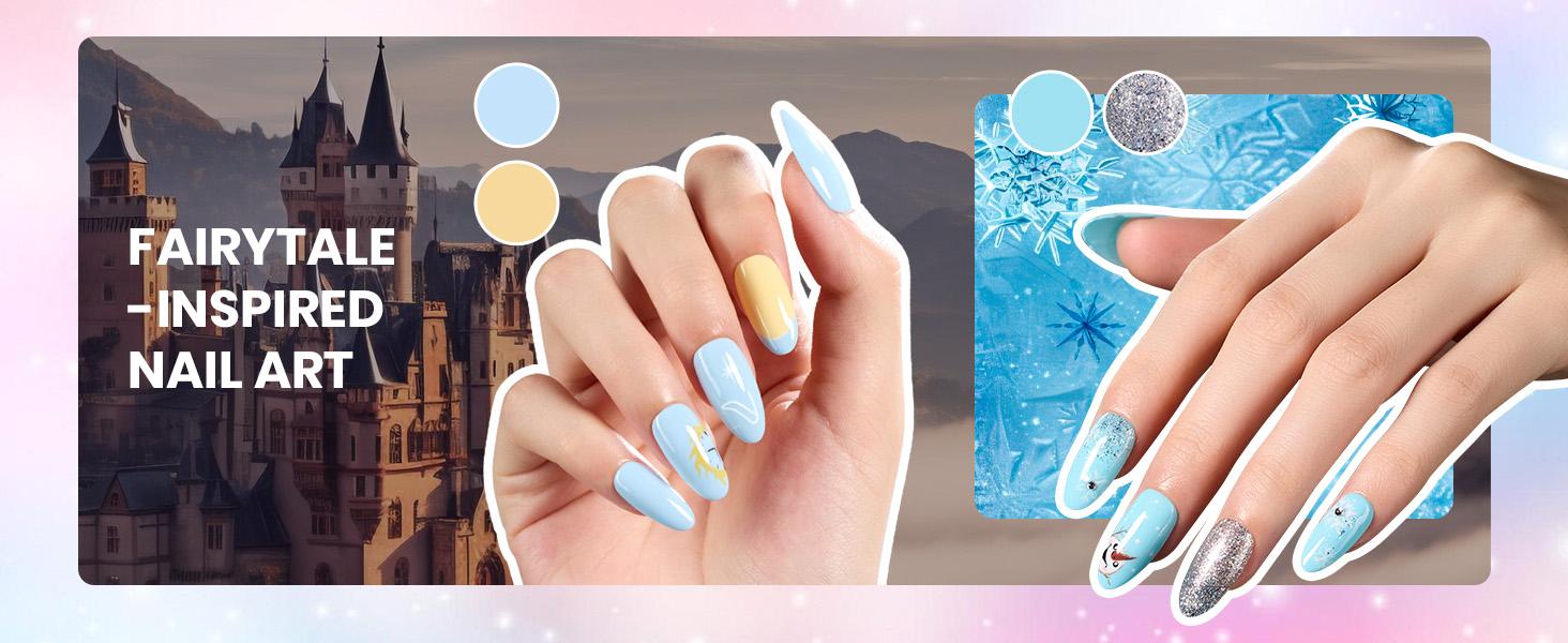 Beetles Glitter Gel Nail Polish Set 44Pcs, Holiday Red Gold Green Silver Burgundy Blue Pink Sparkle Gel Polish Kits with Base Top Coat Soak off Uv Gel Nail Polish Easter's Gift for Women