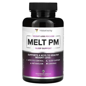 Vitauthority Melt PM, Sleep Support, 60 Vegetarian Capsules
