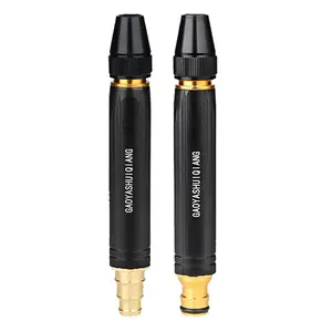 Explorinox Metal Water Sprayer Nozzle with Adjustable Spray Modes Leak-Proof Design for Car Cleaning Flower Watering and Yard Cleaning Ergonomic Grip 16.8cm L