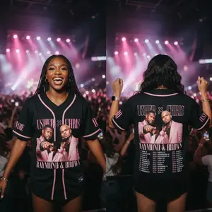 [HOT 2026] Custom Name and Number The R&B Tour Shirt, Hip Hop Concert Ushis Jersey, RnB Fan Apparel, Streetwear Music Shirt baseball Chrer jersey, Gift for Fan11