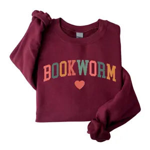 Cute Teacher Books Lover Sweatshirt - Bookworm Sweatshirt - ESL Teacher Sweatshirt - Teacher Reading Sweatshirt