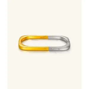 24k Gold Love Lock Bracelet