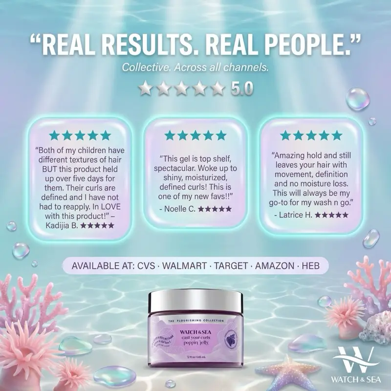 “CAST YOUR CURLS” Poppin’ Jelly Haircare Gel Defining Styling Cream Hairproduct Clump Proof “CAST YOUR CURLS” Poppin’ Jelly Haircare Gel Defining Styling Cream Hairproduct Clump Proof