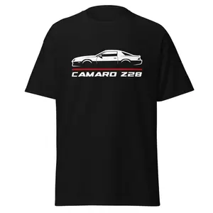 Premium T-Shirt For Camaro Z28 3rd Gen 1982 Car Enthusiast Grandpa Dad Son Birthday Gift Men's Tee