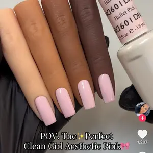 DND 601 Ballet Pink Gel and Lacquer Duo nail care nail art