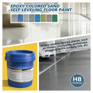 Easily Change the Color of the Ground Epoxy Floor paint Just Do it Once Will not Peel off Epoxy Color Sand