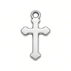 1 cross pendant, jewelry for hanging on a necklace, silver