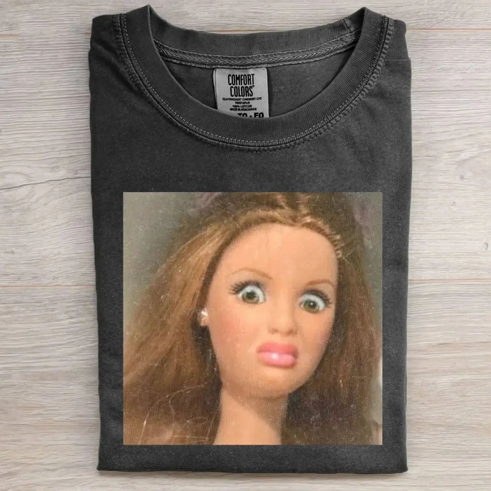 Comfort Colors Barbie Girl Meme T-Shirt, Funny Pink Barbiecore Graphic Tee, Y2K Pop Culture Shirt, Trendy Gen Z Aesthetic Comfort Colors Tee