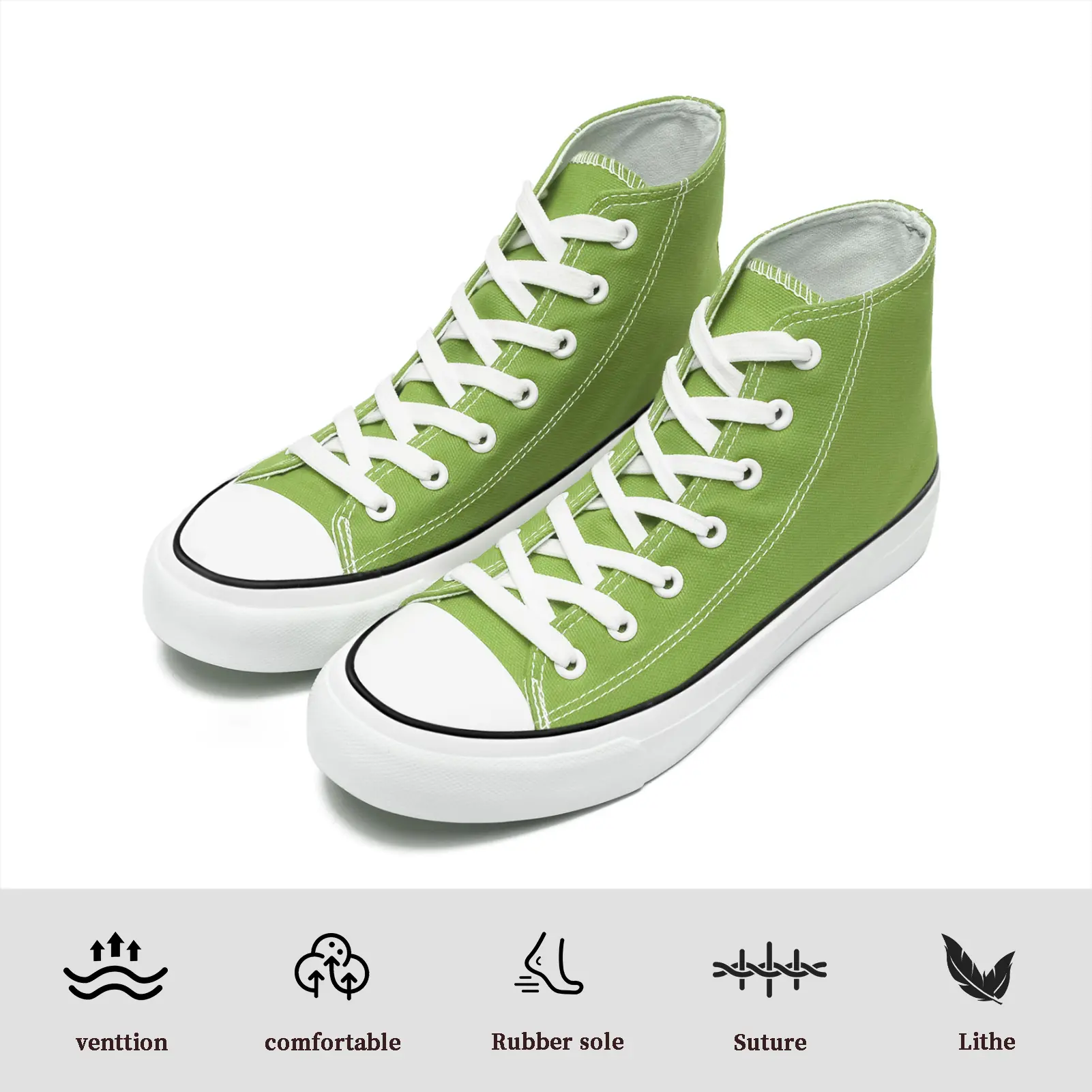 Lumubby Women's High-Top Sneaker - Closed Lace-Up Ankle Round-Toe Gym Sports Shoes, Breathable Rubber Sole Walking Shoes, All-Season Casual Footwear (Red)