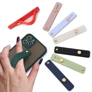 Wrist Band Hand Band Finger Grip Mobile Phone Holder Stand Push Pull Universal Plain Color Phone Socket Holder for iPhone Xiaomi2026 Wireless Induction Bluetooth Speaker Shower Adjustable Magnetic Car