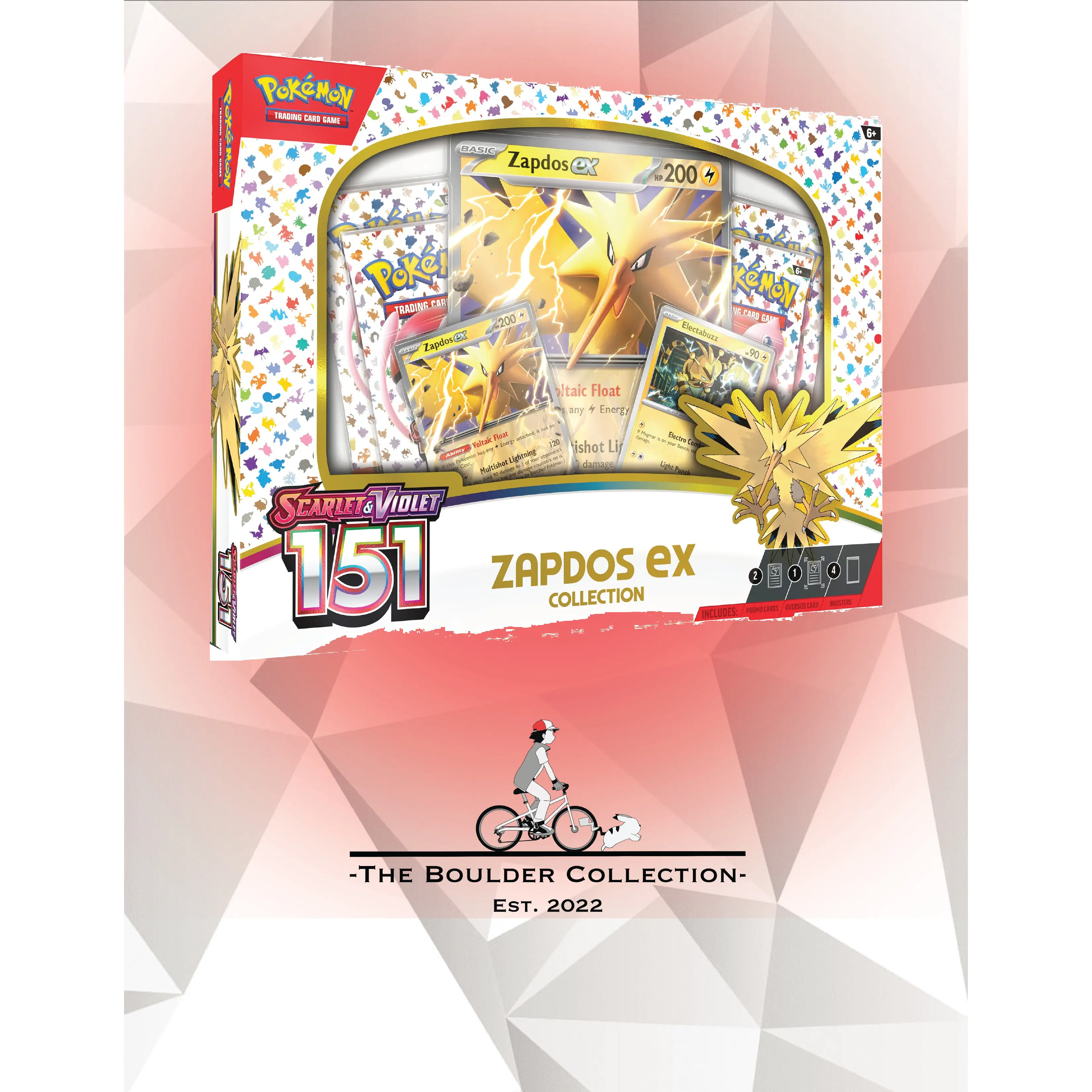 Pokemon TCG: 151 Zapdos ex Collection Box
