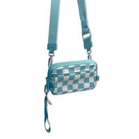 Ice Blue Checkered (with strap)
