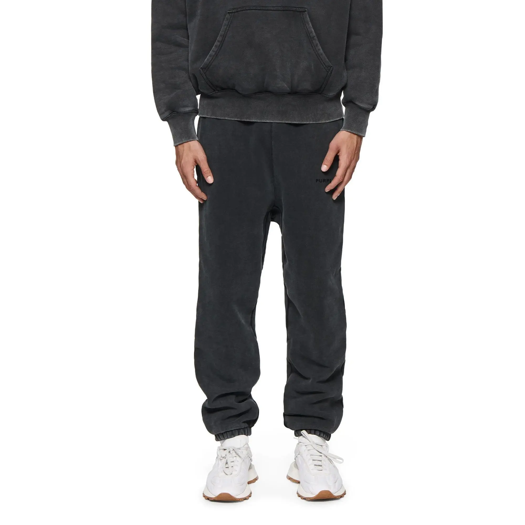 Men's Basic Cotton Fleece Knit Sweatpant, Menswear Athleisure Bottoms for Casual Wear