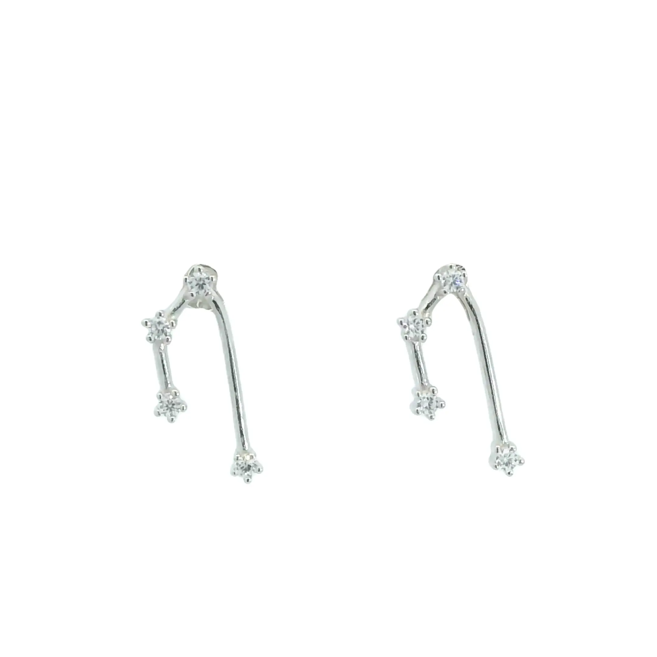 Sterling Silver Zodiac Sign Earrings