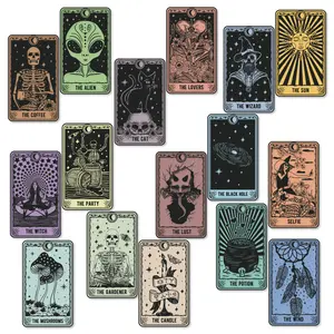 Tarot Cards Sticker Extra Large Stickers for Adults Funny Adhesives with Memes Funny Stickers with Colorful Graphic Decals Multi
