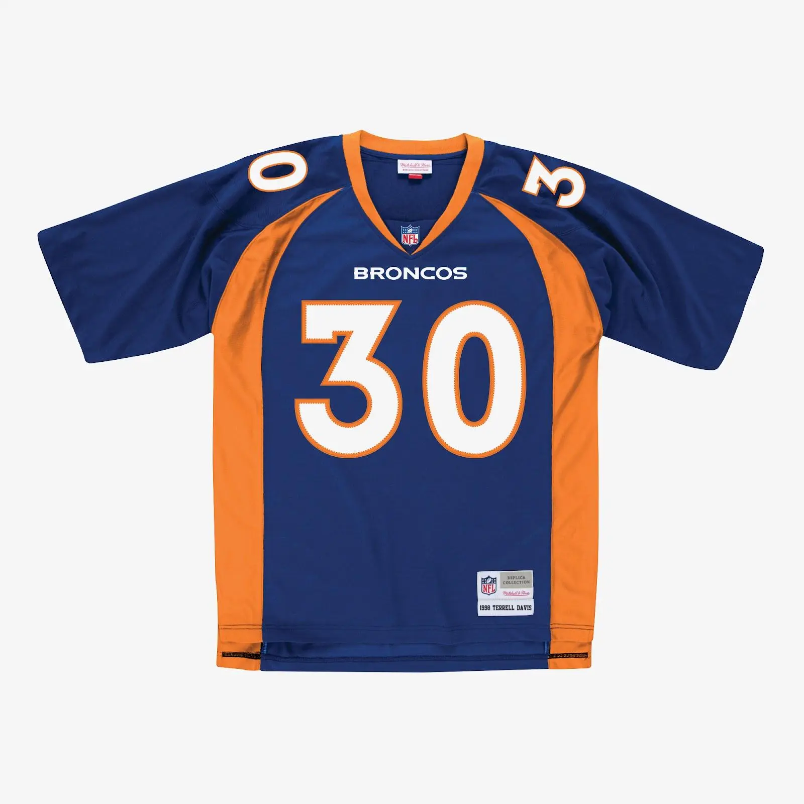 Terrell Davis Denver Broncos 1998 Royal Legacy Player Jersey NFL Throwback Mitchell & Ness