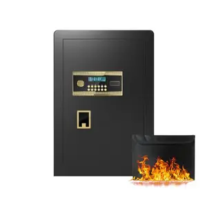 Bellemave  Large Electronic Digital Security Safe with Hidden Code Function,3.0 Cubic Feet Safe Box with Private Inner Cabinet and Fireproof and Waterproof Bag for Home,Office and Hotel(Black)