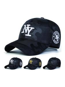 Unisex Ny Letter Embroidered Baseball Cap, Adjustable Snapback Outdoor Sun Protection Hat, Casual Woven Fabric, Suitable for Travel & Beach Vacations