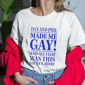 Dan and Phil made me gay and all I got was this lousy shirt Casual Top