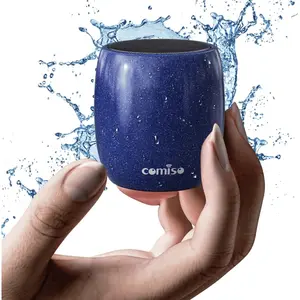 Small speaker, Bluetooth speaker with 360°HD stereo sound and robust bass, Mini speaker with hands-free call, IP67 waterproof, Portable speaker For Shower,Room,Car,Trip, Ideal gift For Men,Women